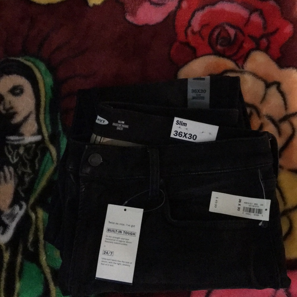 36X30 Men’s Black Slim fit Jeans NWT